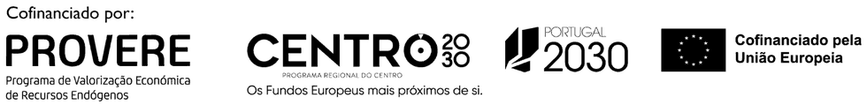 Cofinanciado por PROVERE, Centro 2030, Portugal 2030 e União Europeia